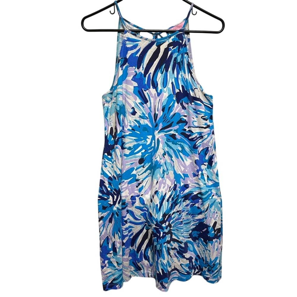 Lilly Pulitzer Margot Swing Dress Women XS Coastal Resort Pima Cotton Sleeveless